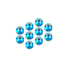 Alu Nut M4-Blue (10)