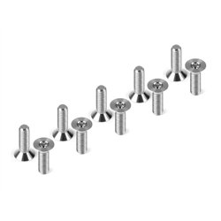 Titanium Flat Head Screw M3x10 (10)