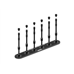 Carbon Tire Stand 6x + Hard Case - 1/12 Pan Car & 1/12 GT