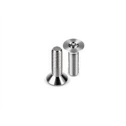 HUDY TITANIUM FLAT HEAD SCREW M3x14 (4)