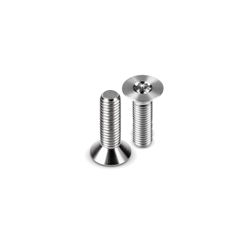 HUDY TITANIUM FLAT HEAD SCREW M3x14 (4)