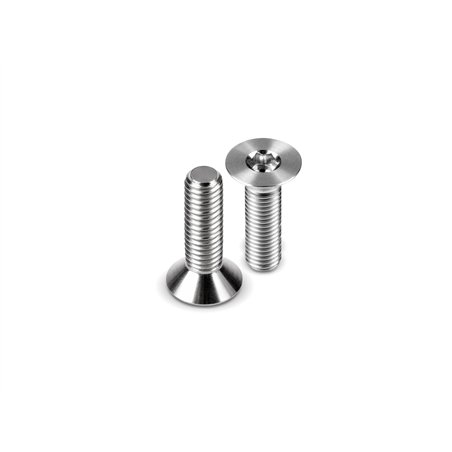 HUDY TITANIUM FLAT HEAD SCREW M3x14 (4)