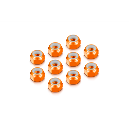 Nut M4 - Orange(10)