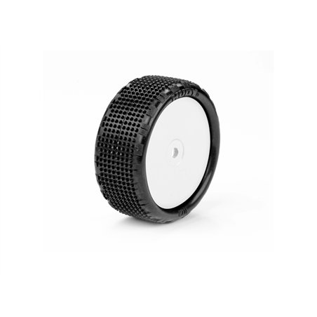 HUDY 1/10 OFF-ROAD PRE-GLUED TIRE 4WD FRONT CARPET - 102 - MEDIUM (2)