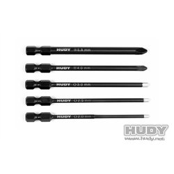 Set of Power Tool Tips 2.0, 2.5, 3.00mm + 4.0, 5.8 Phillips