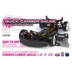 Graphite Quick Camber Gauge 1/10 Touring 1.5°; 2°; 2.5°