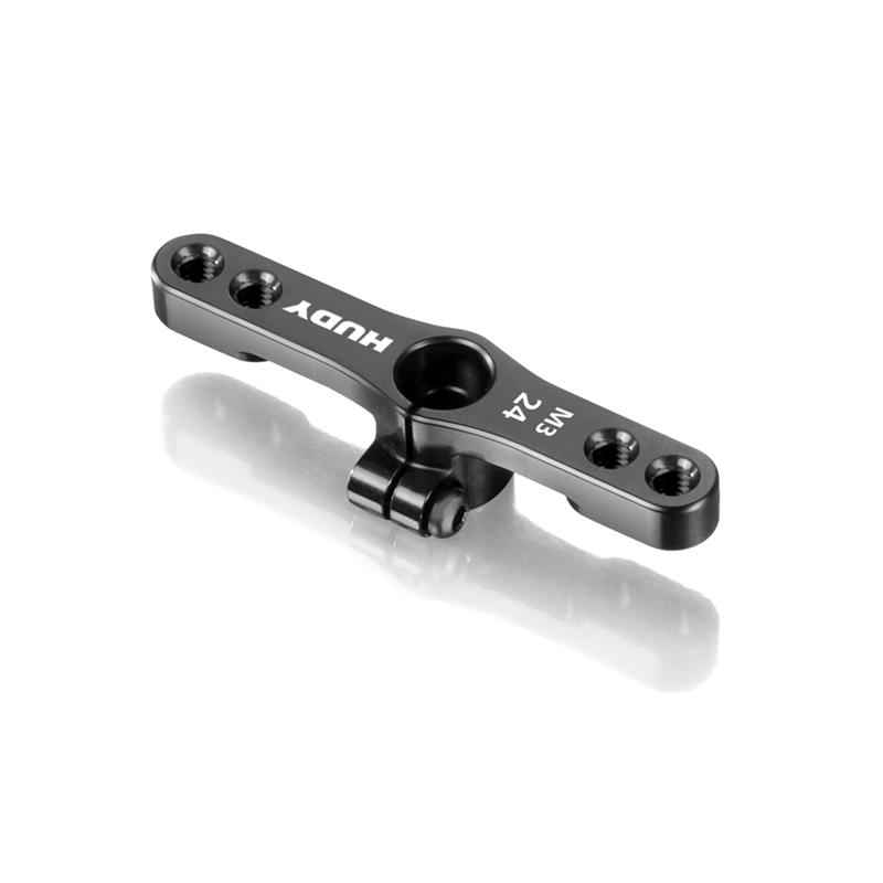 Alu Clamp Throttle Servo Horn - Hitec - 2-Hole - 24t
