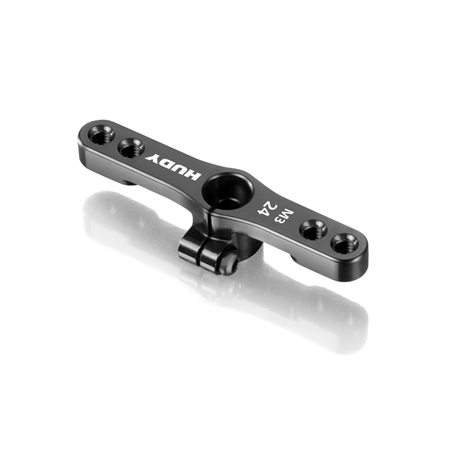Alu Clamp Throttle Servo Horn - Hitec - 2-Hole - 24t