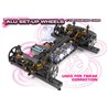 Alu Set-Up Wheel for 1/10 Rubber Tires (4)