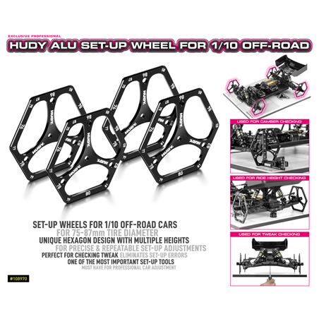 Alu Set-Up Wheel for 1/10 Off-Road