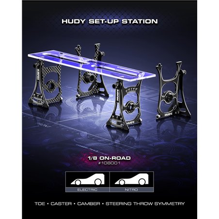 Set-Up Station For 1/8 On-Road Cars