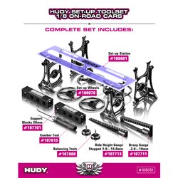 Set-Up Toolset 1/8 On-Road Cars