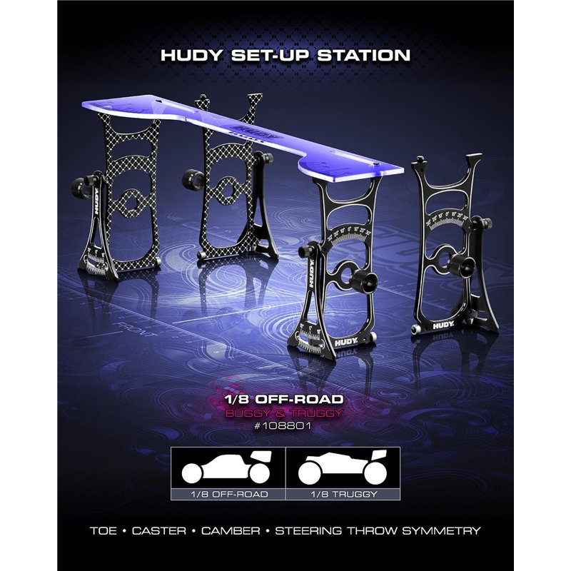 Set-Up Station For 1/8 Off-Road Cars & Truggy