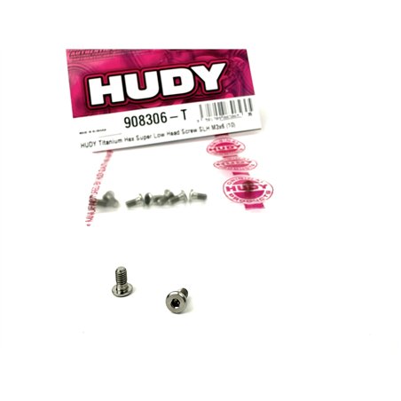 Titanium Hex Super Low Head Screw Slh M3x6 (10)