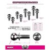 Titan Ball Stud D=4.9 / L=6 / S=3.5 / 2mm Hex (2)