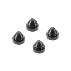 Black Rubber Feet 8mm (4)