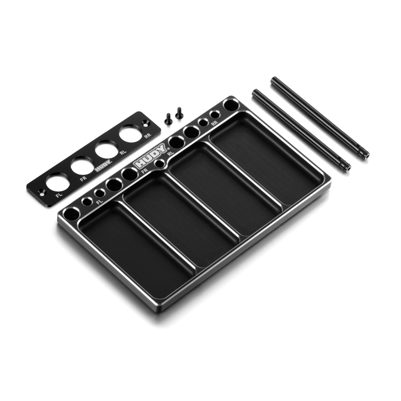 Alu Tray for 1/10 Off-Road Diff & Shocks