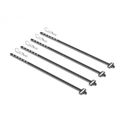 Carbon Tire Stick 1/10 On-Road & Off-Road Wheels With 4mm Mounting Hole (4)