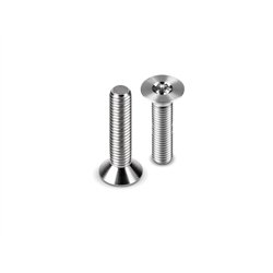 HUDY TITANIUM FLAT HEAD SCREW M3x20 (4)