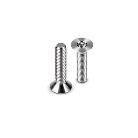 HUDY TITANIUM FLAT HEAD SCREW M3x25 (4)