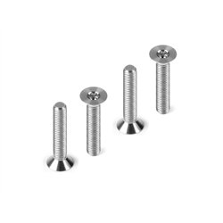 Titanium Flat Head Screw M3x16 (4)