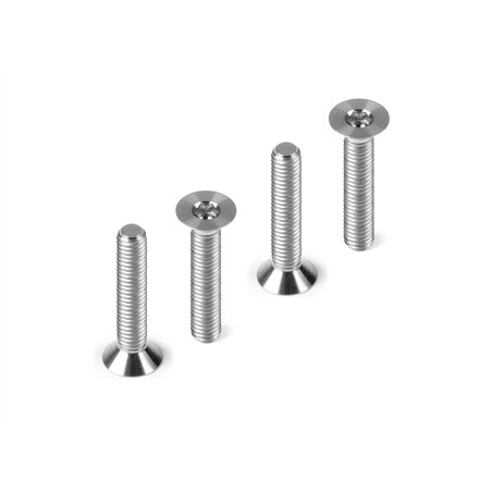 Titanium Flat Head Screw M3x16 (4)