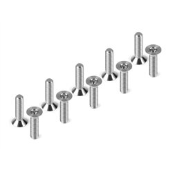 Titanium Flat Head Screw M3x12 (10)