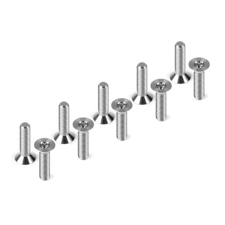 Titanium Flat Head Screw M3x12 (10)