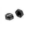 Alu Wheel Nut With Cover - Ribbed (2)