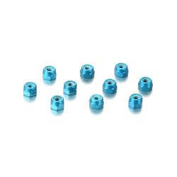 Alu Nut M3 - Blue (10)
