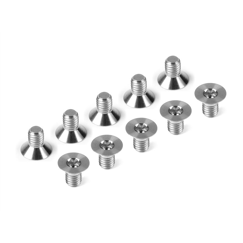 Titanium Flat Head Screw M3x5 (10)