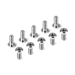 Titatnium Super-Low Head Screw Centering Dia M3x8 (10)