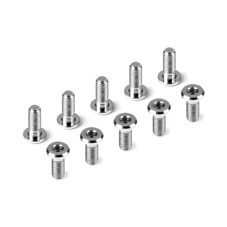 Titatnium Super-Low Head Screw Centering Dia M3x8 (10)