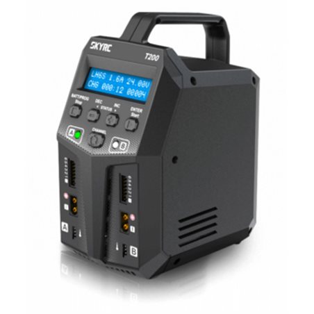 SkyRC T200 Laddare 240VAC/12VDC 12A 2x100W