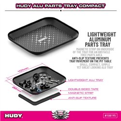 Alu Parts Tray Compact- Magnetic & Anti-Slip