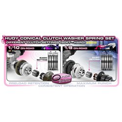 Conical Clutch Washer Spring Set (8x 0.4mm + 8x 0.6mm)