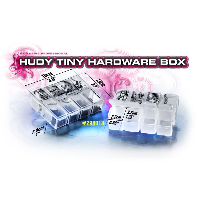 Tiny Hardware Box - 8-Compartments