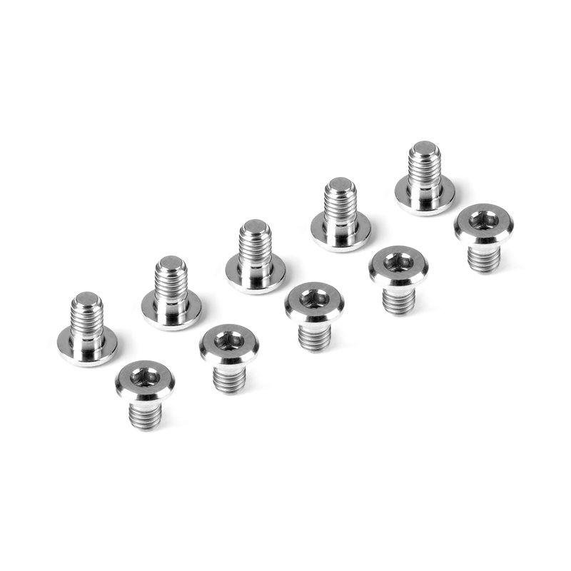 Titatnium Super-Low Head Screw Centering Dia M3x5 (10)