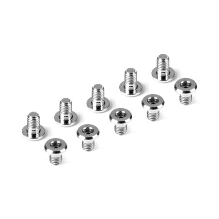 Titatnium Super-Low Head Screw Centering Dia M3x5 (10)