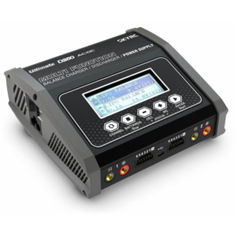 SkyRC D260 Ultimate Duo Laddare 240VAC/12VDC 14A 2x130W SkyRC D260 Ultimate Duo Laddare 240VAC/12VDC 14A 2x130W