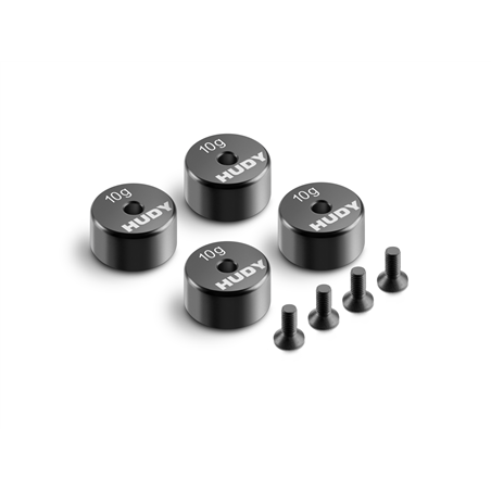 Precision Balancing Chassis Weights 10g (4)