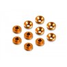 Alu Countersunk Servo Shim - Orange (10)