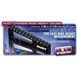 Chassis Ride Height Gauge 17mm to 30mm for 1/8 & 1/10