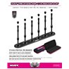 Carbon Tire Stand 6x + Hard Case - 1/12 Pan Car & 1/12 GT