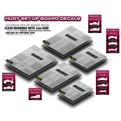 Plastic Set-Up Board Decal 331x545mm - 1/8 On-Road