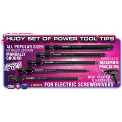 Set of Power Tool Tips 2.0, 2.5, 3.00mm + 4.0, 5.8 Phillips