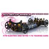 Alu Set-Up Wheel for 1/10 Rubber Tires (4)