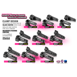 Alu Clamp Servo Horn - Hitec - Offset- 24T