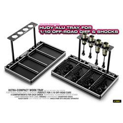 Alu Tray for 1/10 Off-Road Diff & Shocks