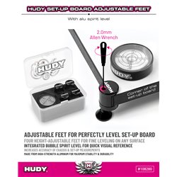 10mm Set-Up Board Level Adjustable Feet (4)